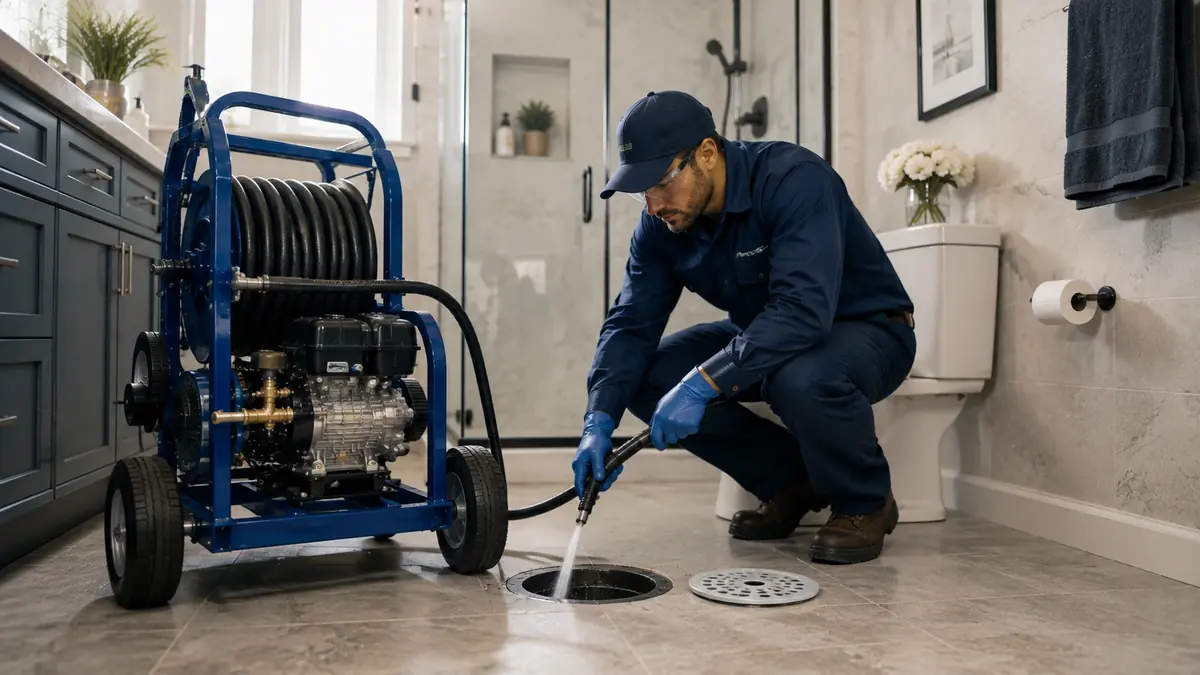 Bathroom Drain Hydro Jetting in Corte Madera