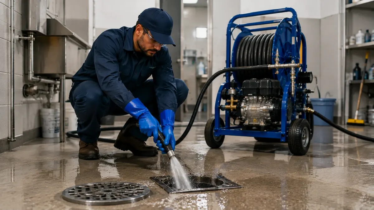 Floor Drain Hydro Jet Cleaning in Corte Madera