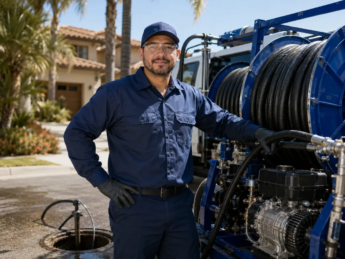 Hydro jet sewer cleaning in Corte Madera