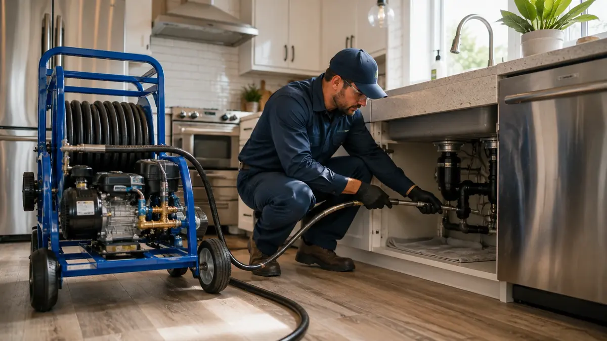 Kitchen Drain Hydro Jetting in Corte Madera